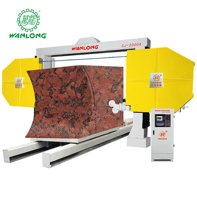 Wanlong CNC Diamond Wire Saw Machine for Granite Marble Stone Cutting